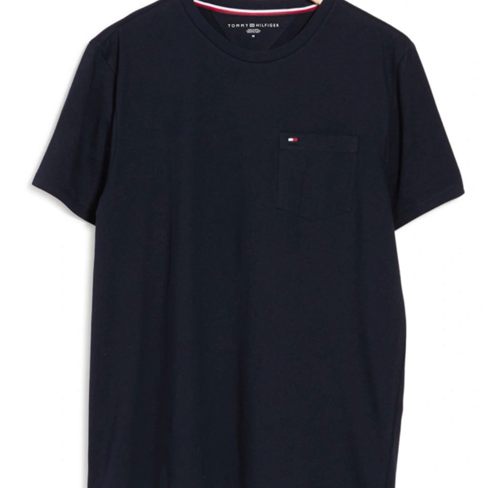 Men's Tommy Crew Neck Pocket T-Shirt